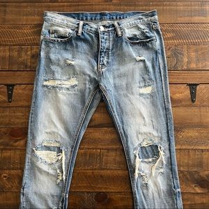 MNML M1 Repaired Slim Denim